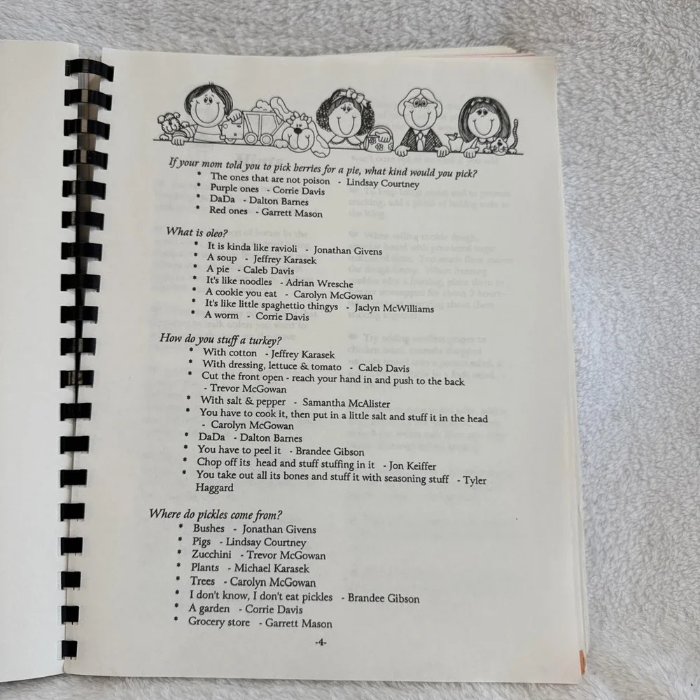 Our Family Cookbook 1995 Sapulpa Oklahoma First Church‎ of the Nazarene Spiral